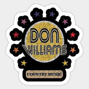 Don Williams design #31 Sticker